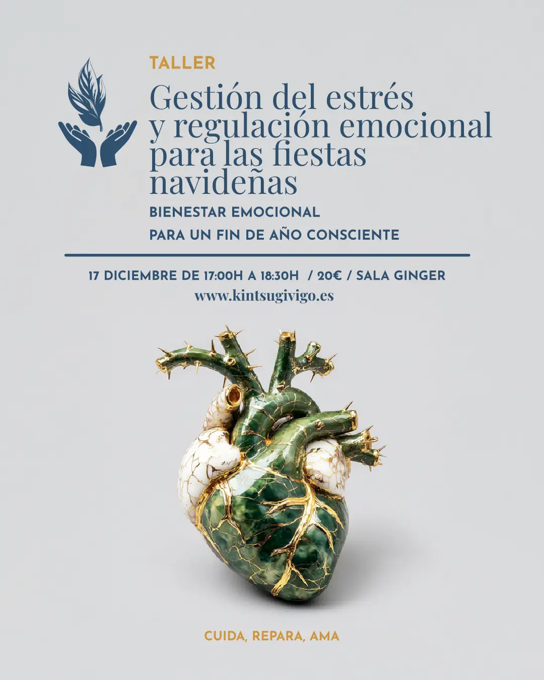 Taller de gestión del estrés y regulación emocional para las fiestas navideñas, 17 de diciembre de 2025