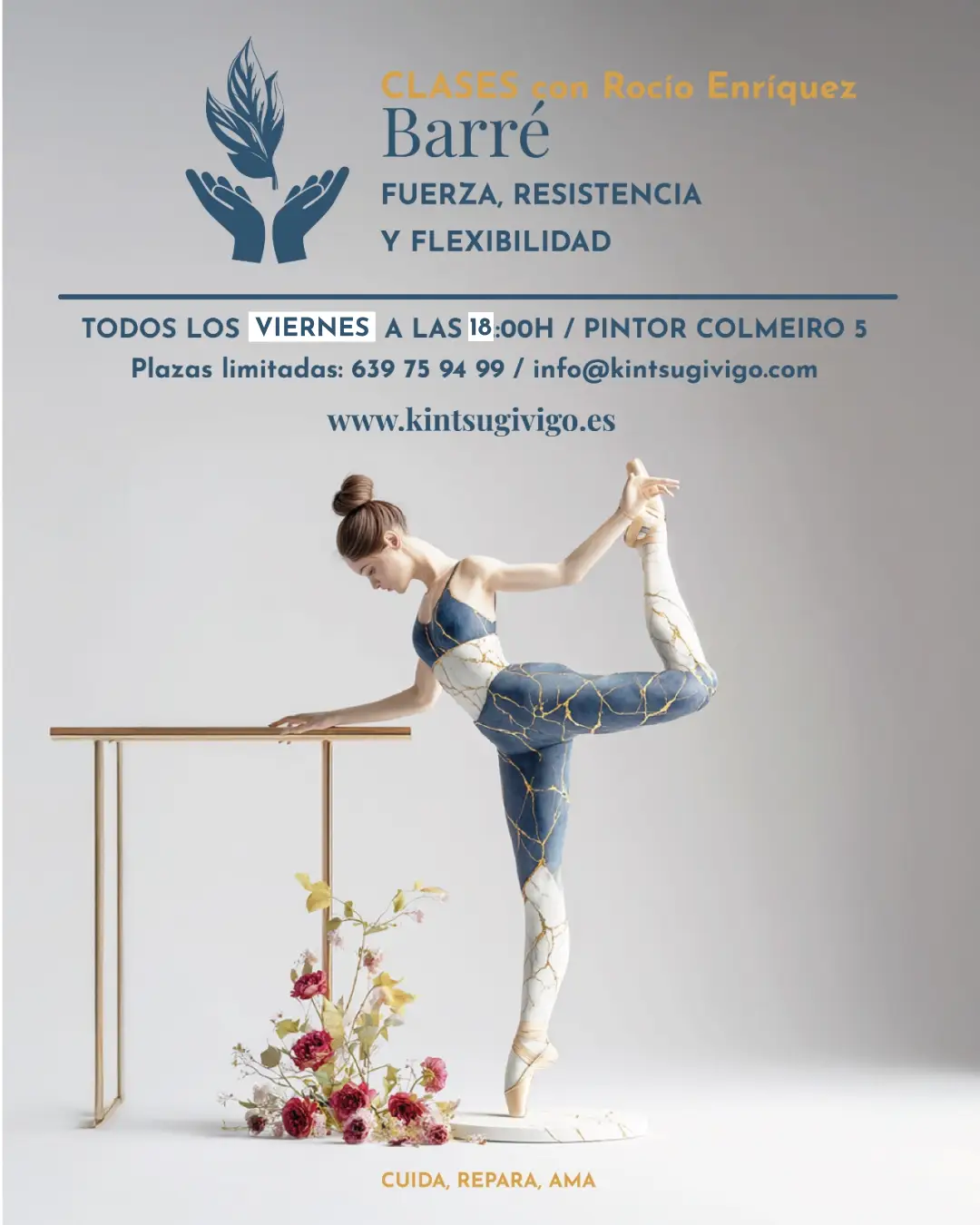 clases de barré, todos los viernes a las 18:00 horas